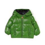 Save the Duck Piumino Verde Lucky per Neonati