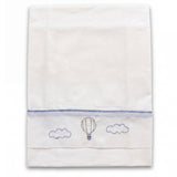 Marlù Lenzuolino Vaniglia con Ricamo Mongolfiera Cielo Unisex