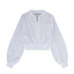 Iceberg Kids Felpa con Zip Bianca per Bambine