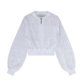 Iceberg Kids Felpa con Zip Bianca per Bambine