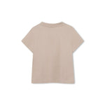 Boss Kids T-shirt Beige con Stampa per Neonati (retro)