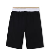 Boss Kids T-Shirt e Bermuda Nero/Beige/Bianco per Bambini