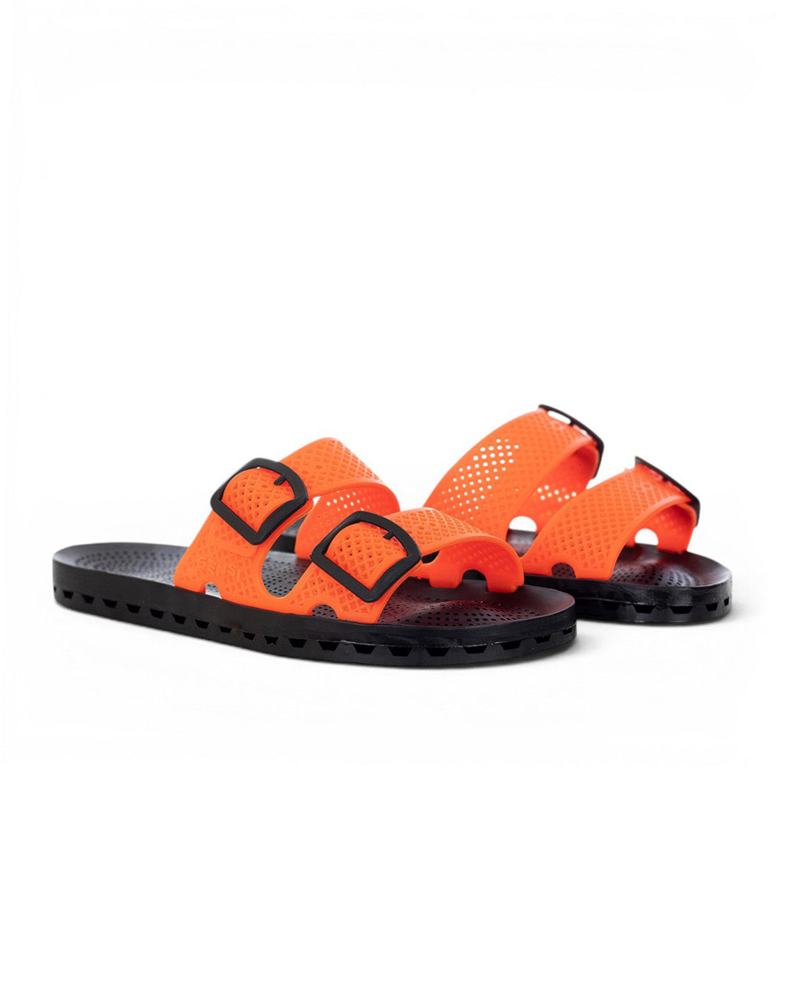 Sensi Kids Sandalo Arancione e Nero Unisex
