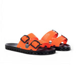 Sensi Kids Sandalo Arancione e Nero Unisex