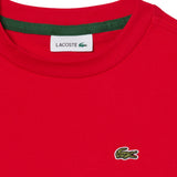 Lacoste Kids T-Shirt Rossa con Ricamo Logo Unisex
