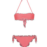 F**K Kids Costume Fucsia con Dettagli Verde per Bambine