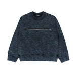 Dsquared2 Kids Felpa Girocollo Marmorizzata con Zip per Bambini