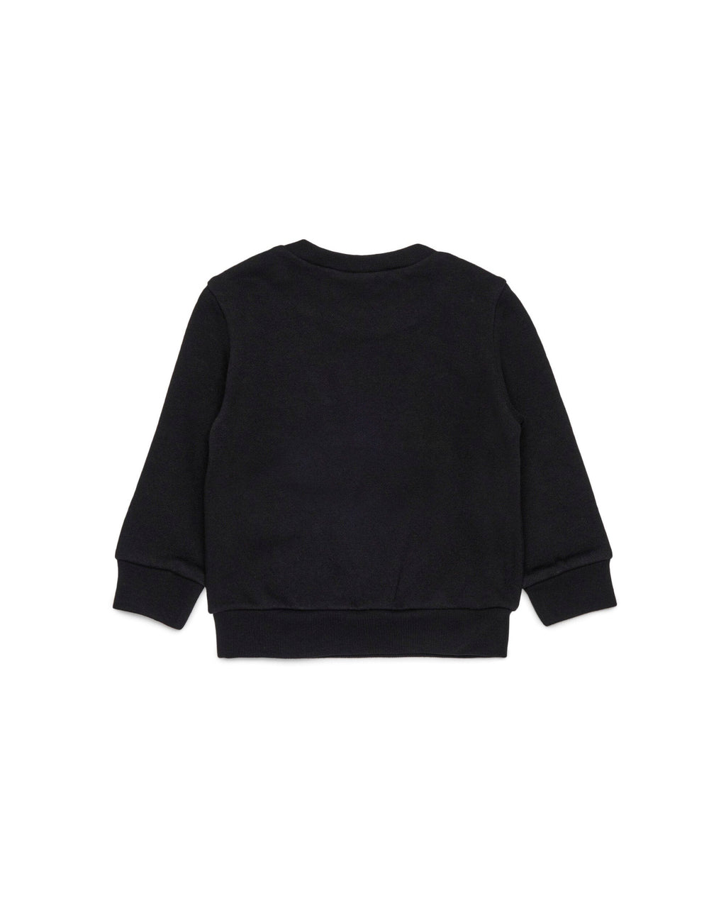 Dsquared2 Kids Felpa Girocollo Nera con Logo Sport per Neonati