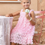 Angel's Face Kids Alison Abito Rosa con Tulle per Bambine