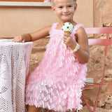 Angel's Face Kids Alison Abito Rosa con Tulle per Bambine