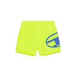 Diesel Kids Costume Boxer Giallo Fluo con Oval D per Neonati