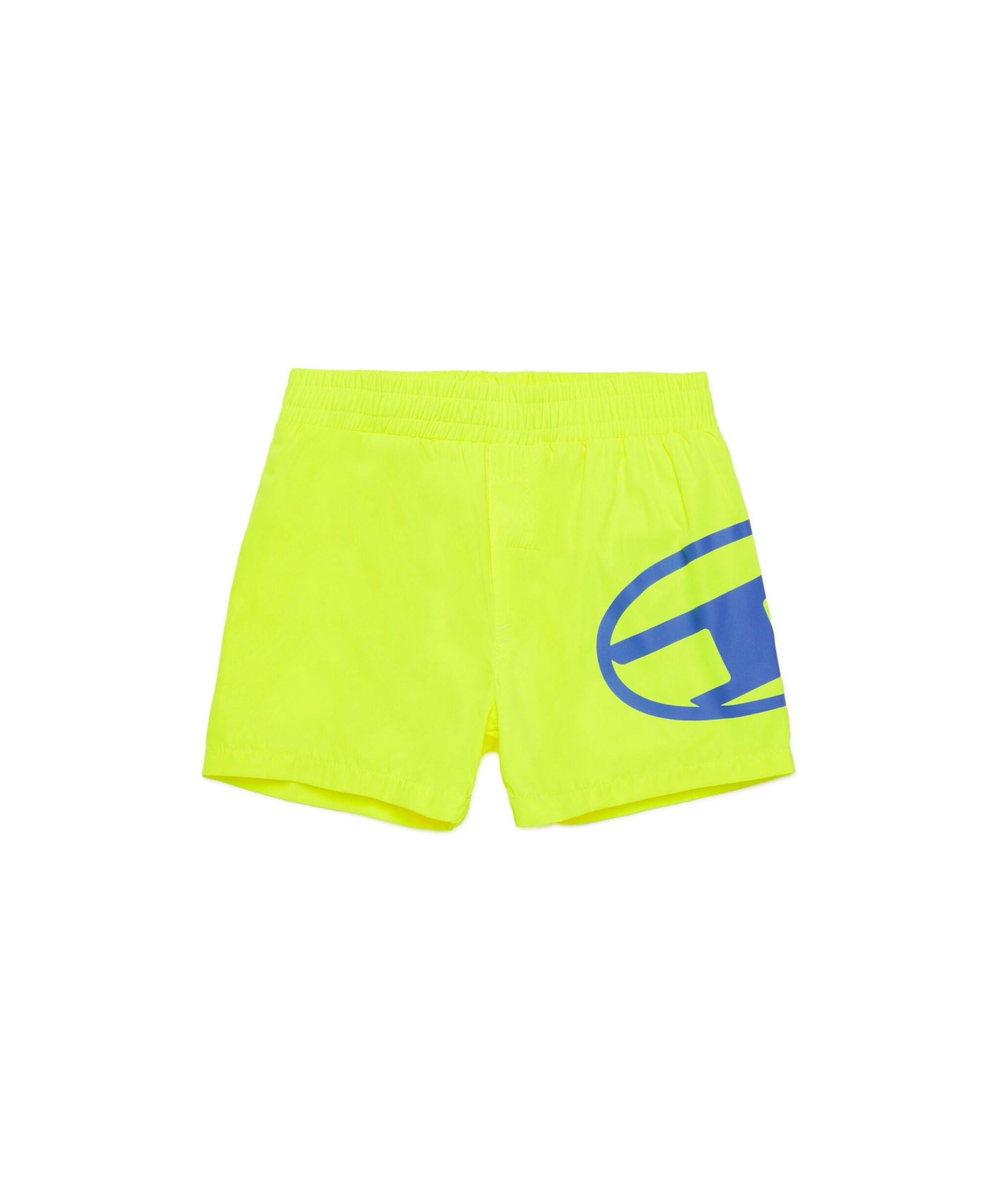 Diesel Kids Costume Boxer Giallo Fluo con Oval D per Neonati