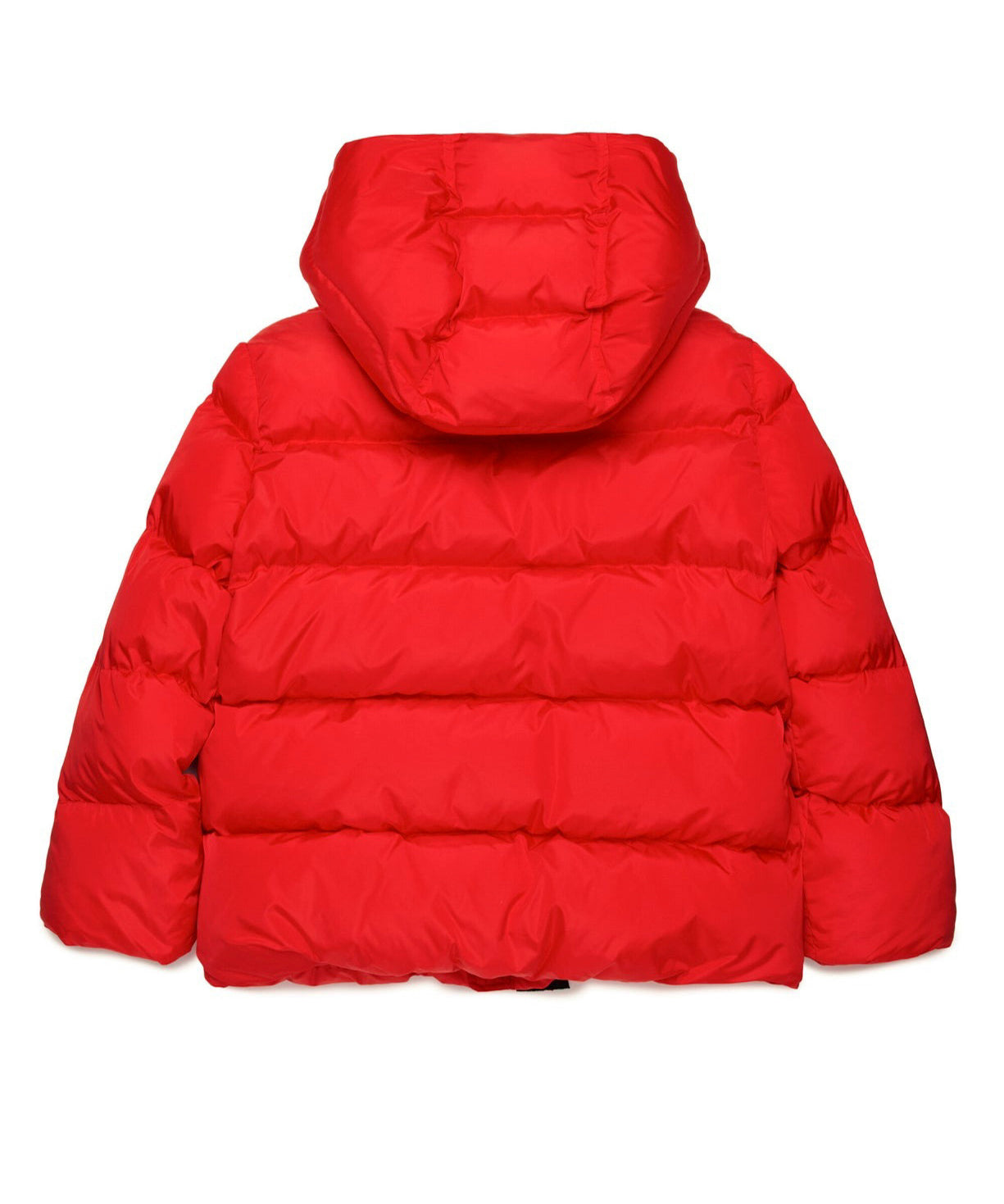Dsquared2 Kids Giubbino Trapuntato Rosso con Logo Leaf per Bambini (retro)