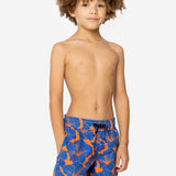 4GIVENESS Costume Boxer Fantasia Blu/Arancione per Bambini