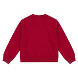 Elisabetta Franchi La Mia Bambina Felpa Rosso con Logo per Neonate