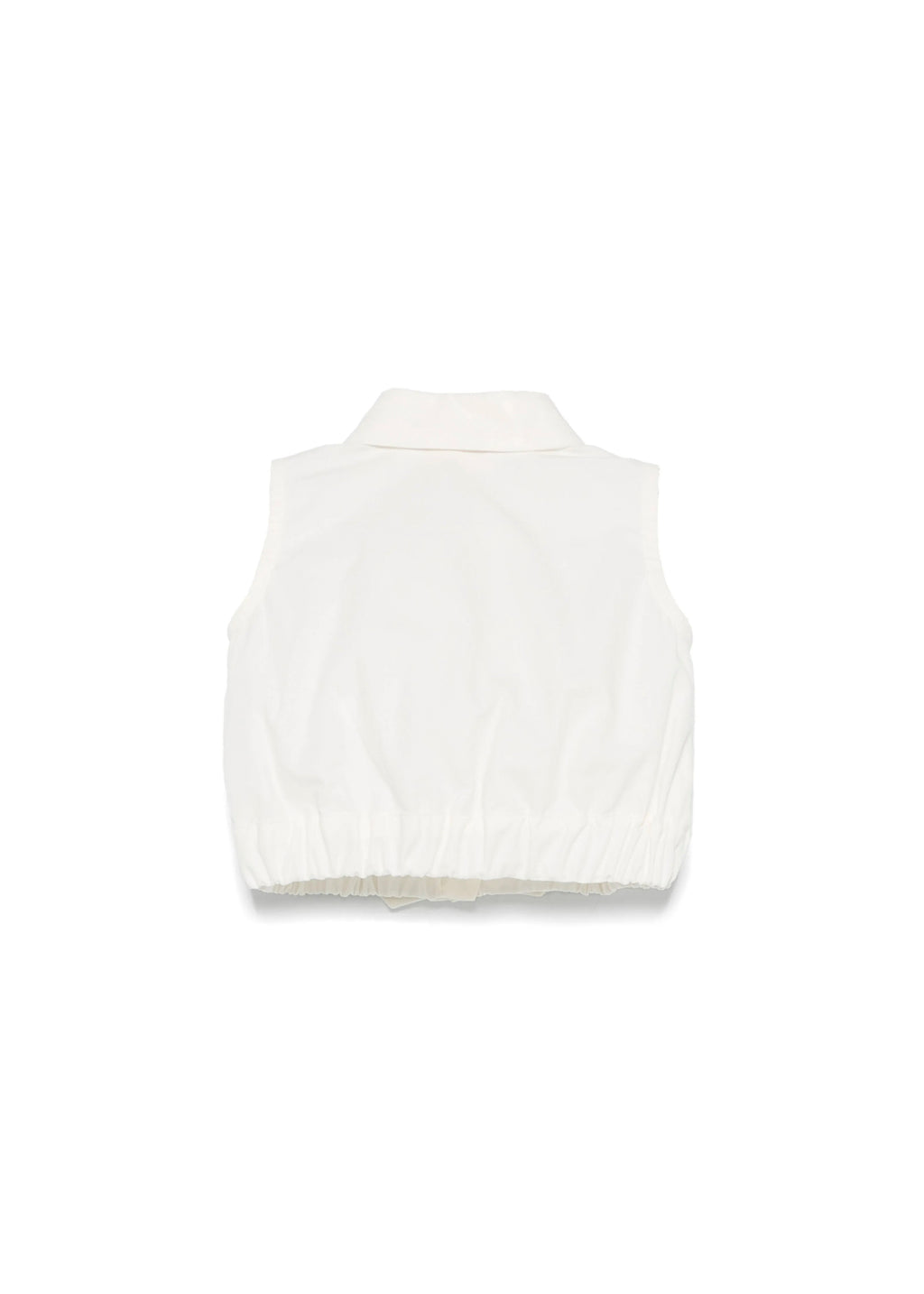 Elisabetta Franchi La Mia Bambina Camicia Panna con Fiocchi per Neonate