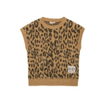 N°21 Kids Gilet in Maglia Maculata per Bambine