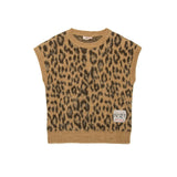 N°21 Kids Gilet in Maglia Maculata per Bambine