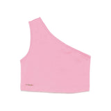 Twinset Kids Top Aurora Pink con Logo per Bambine