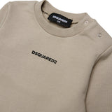 Dsquared2 Kids Felpa Grigio con Logo Unisex