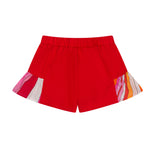 Emilio Pucci Kids Short Corallo/Fantasia per Neonate