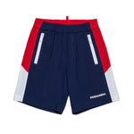 Dsquared2 Kids Bermuda Blu/Bianco/Rosso per Bambini