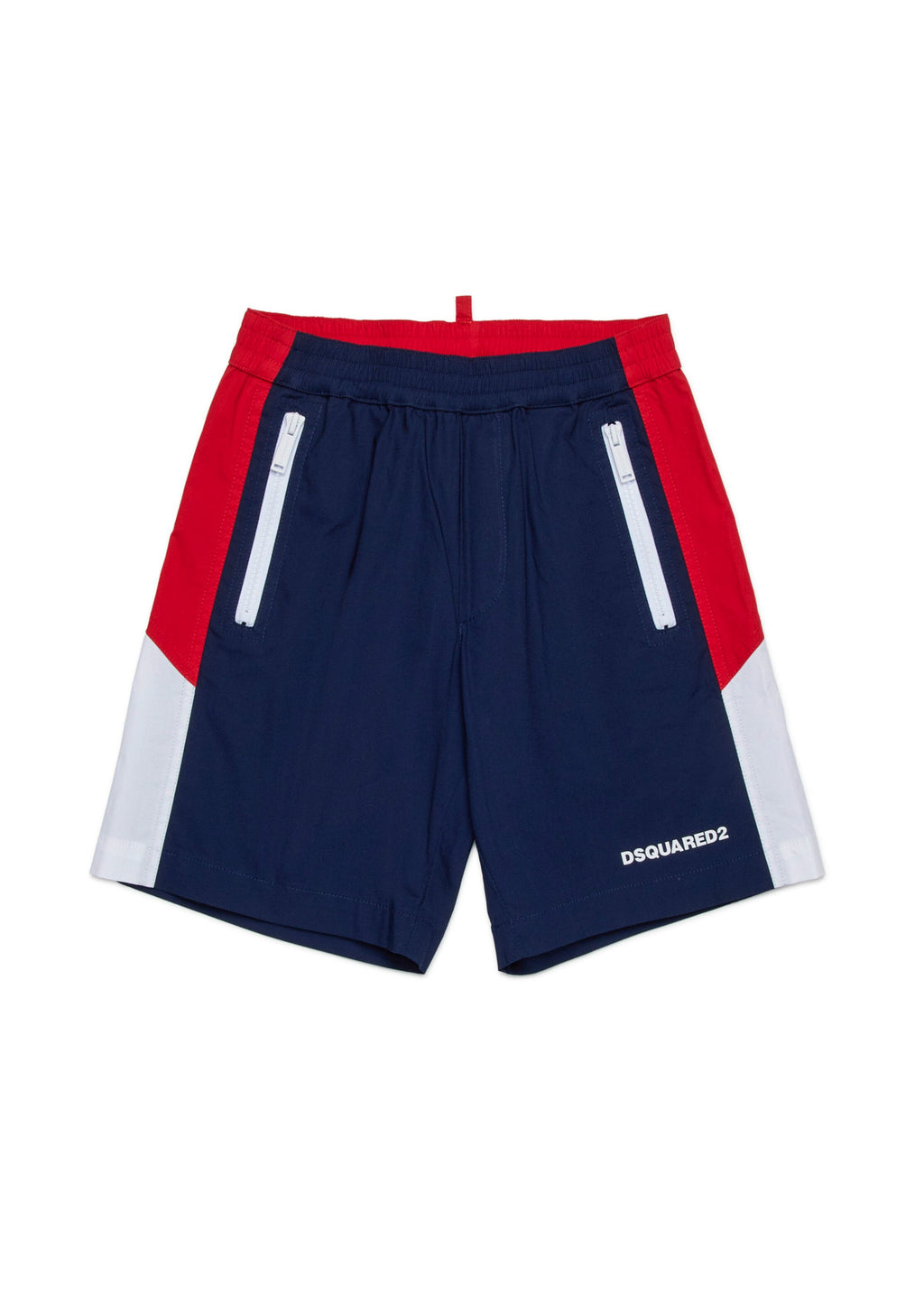 Dsquared2 Kids Bermuda Blu/Bianco/Rosso per Bambini