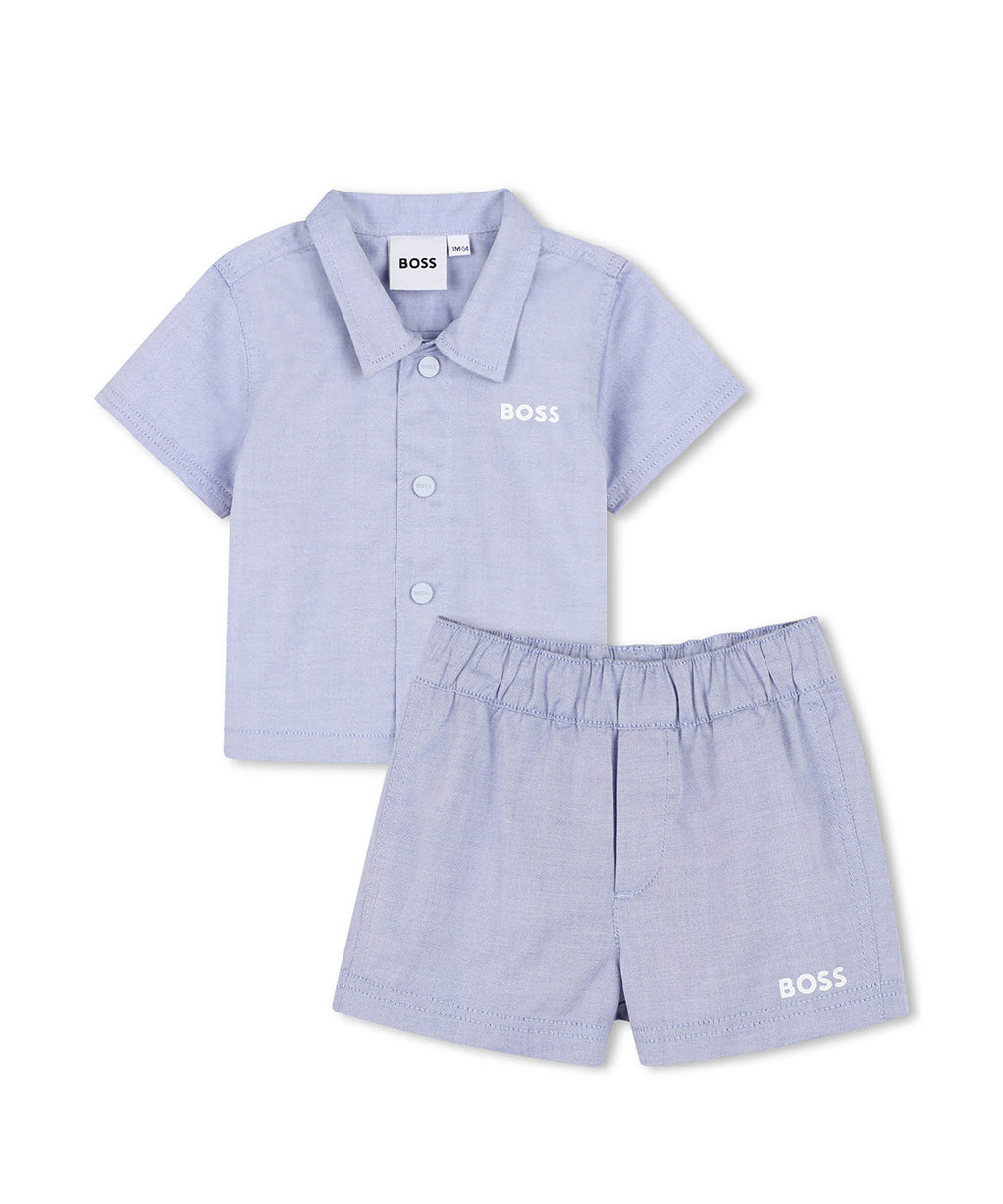 Boss Kids Completo Blu con Logo per Neonati