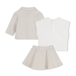 Michael Kors Kids Completo Corda/Bianco per Neonate
