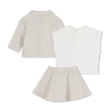 Michael Kors Kids Completo Corda/Bianco per Neonate