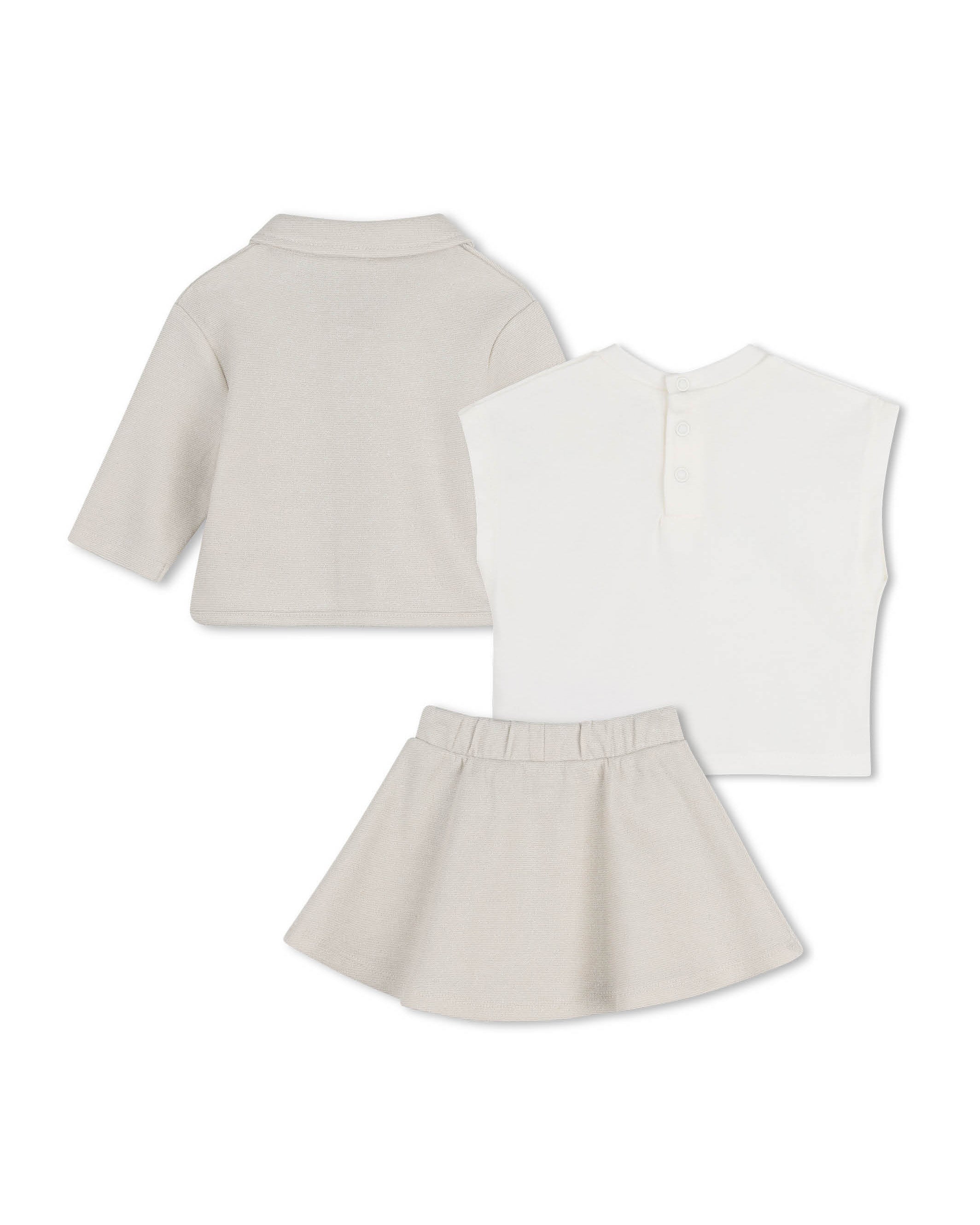 Michael Kors Kids Completo Corda/Bianco per Neonate