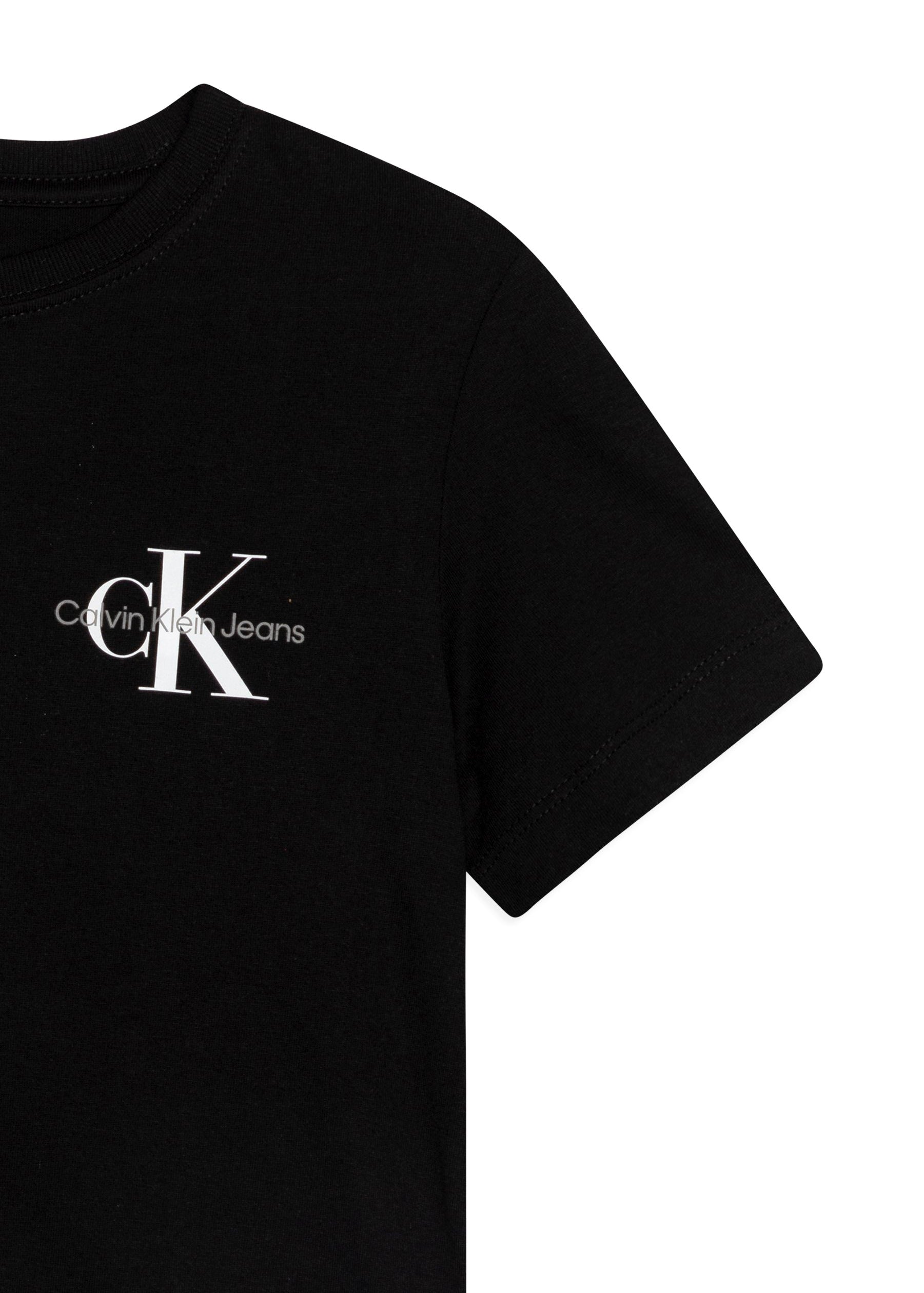 Calvin Klein Kids T-shirt Nera con Logo per Bambini