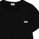 Gcds Kids T-Shirt Nera con Logo