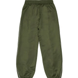 Diesel Kids Pantaloni di Tuta Verdi e Dettagli a Contrasto con Logo Unisex per Bambini