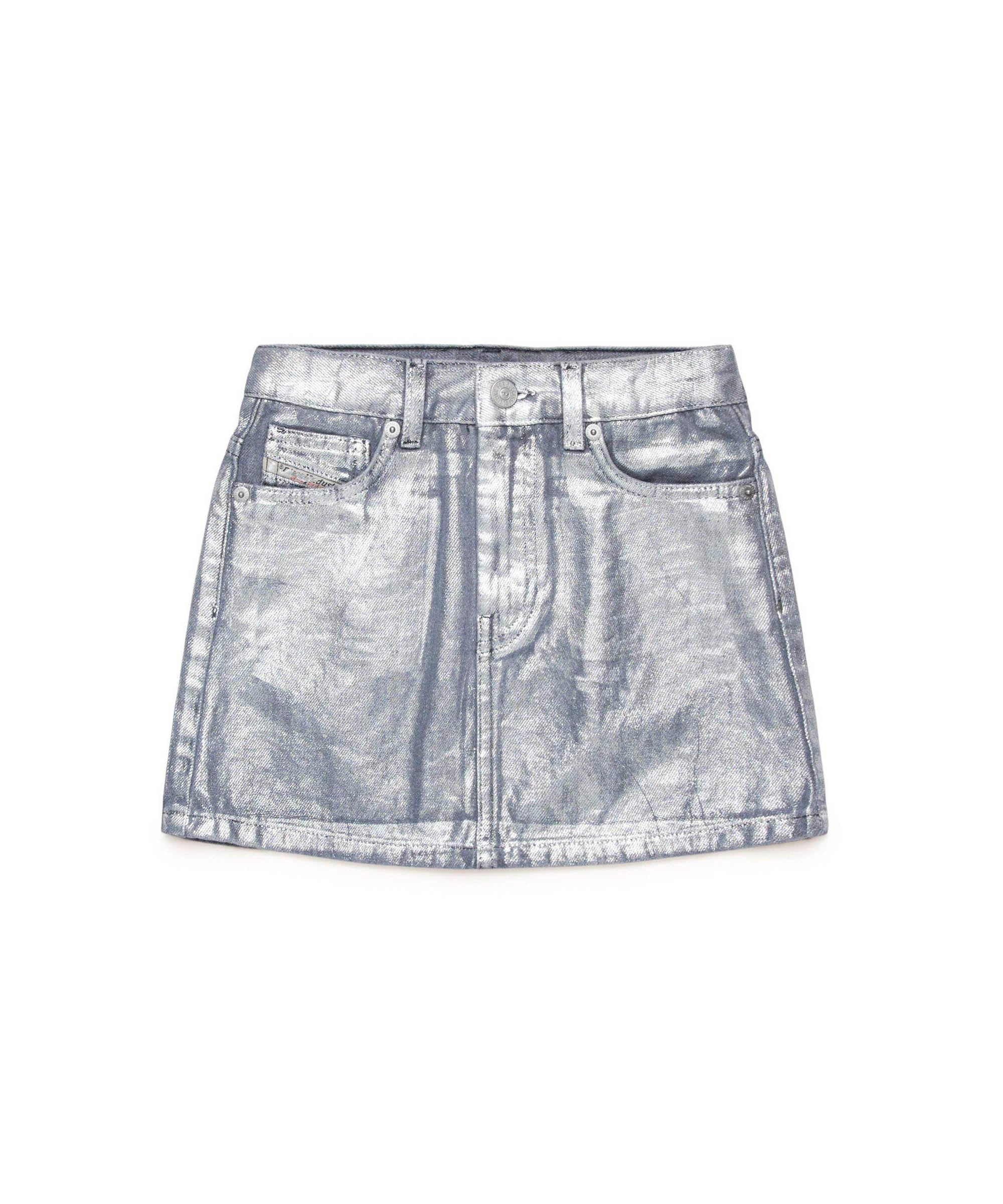 Diesel Kids Gonna Argento Metallizzata per Bambine