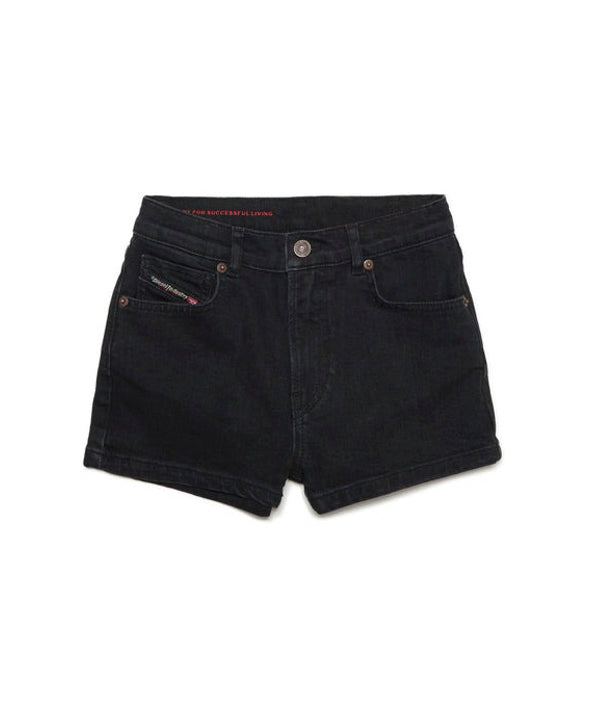 Diesel Kids Short in Denim Nero per Bambine 