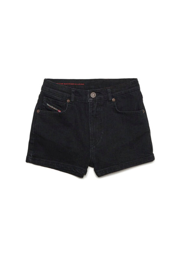 Diesel Kids Short in Denim Nero per Bambine 