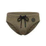 F**K Kids Costume Slip Verde Militare con Logo per Bambini