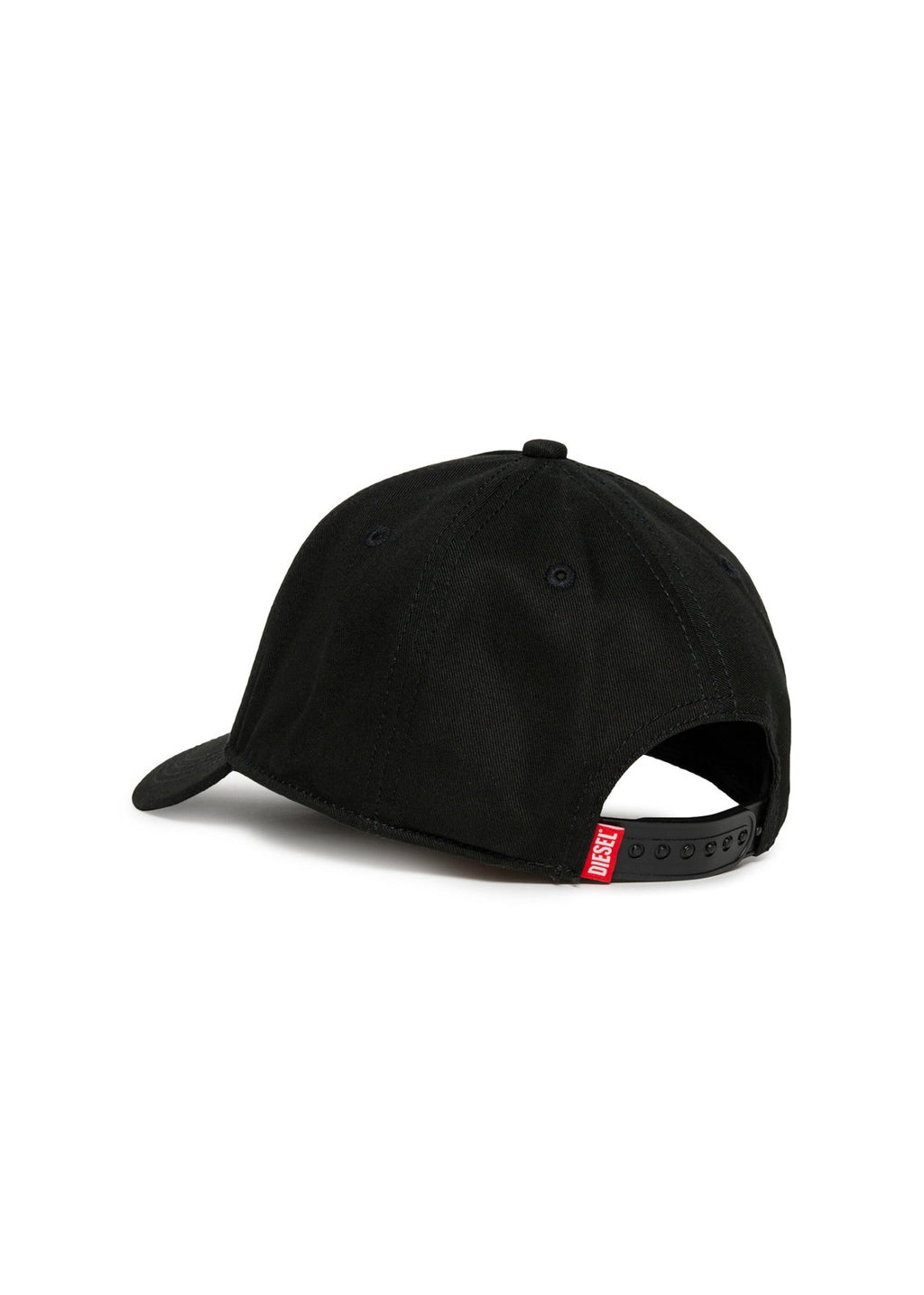 Diesel Kids Cappello Nero con Logo Oval D