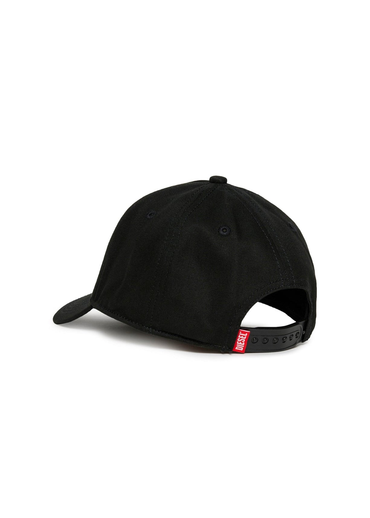 Diesel Kids Cappello Nero con Logo Oval D