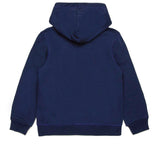 Dsquared2 Kids Felpa Blu con Cappuccio con Stampa Logo per Bambini