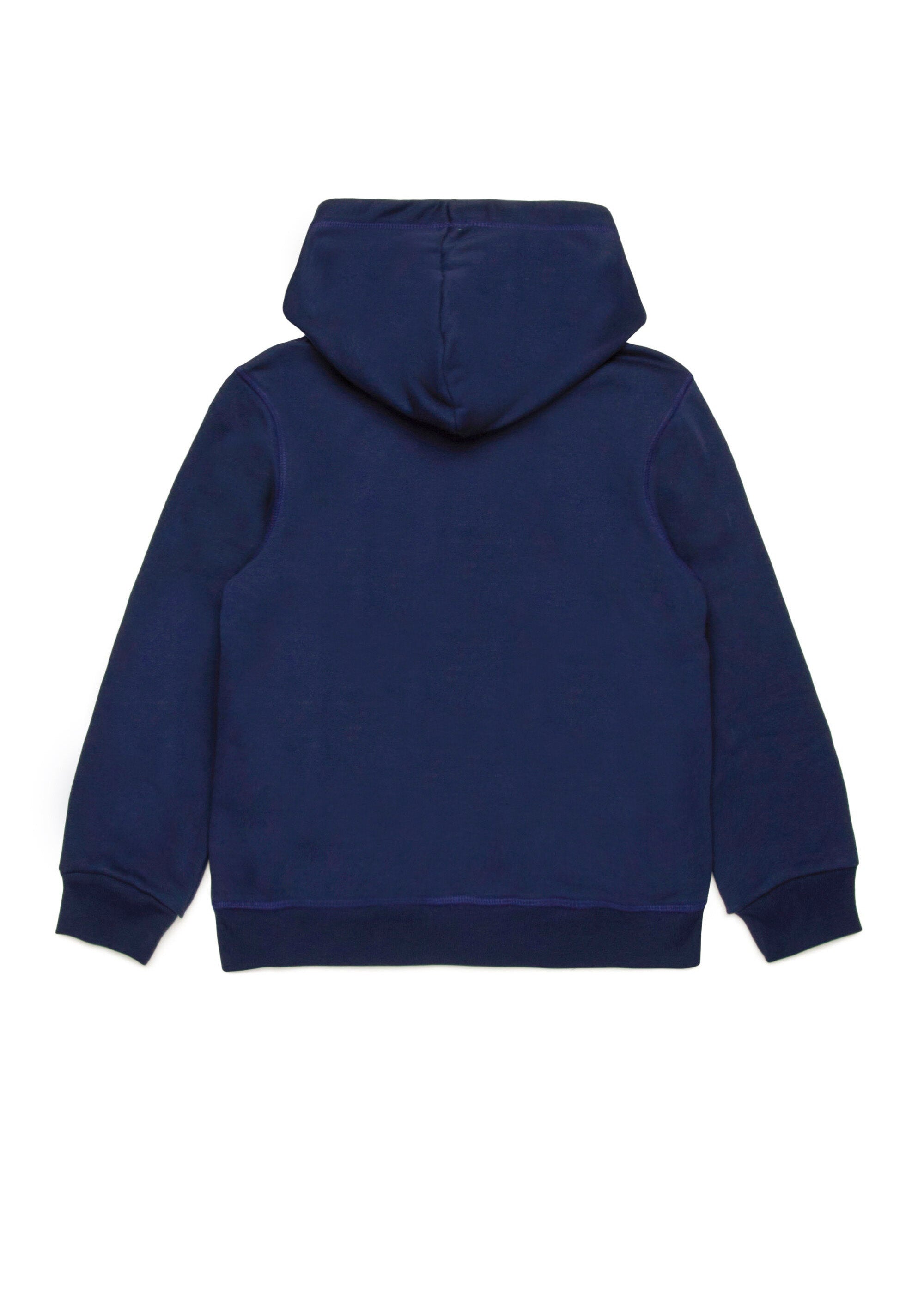 Dsquared2 Kids Felpa Blu con Cappuccio con Stampa Logo per Bambini