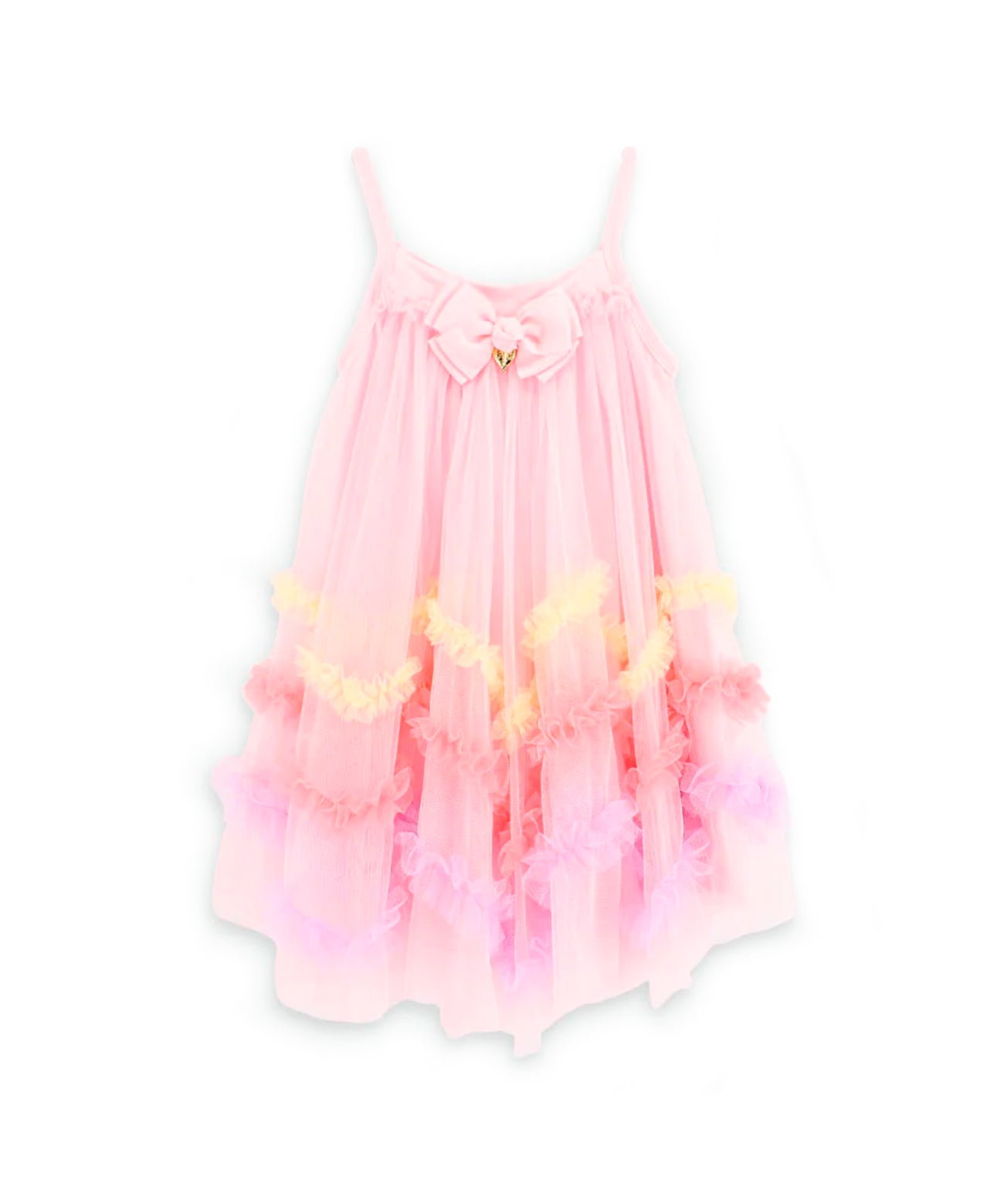 Angel's Face Abito Rosa in Tulle per Bambine