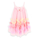 Angel's Face Abito Rosa in Tulle per Bambine