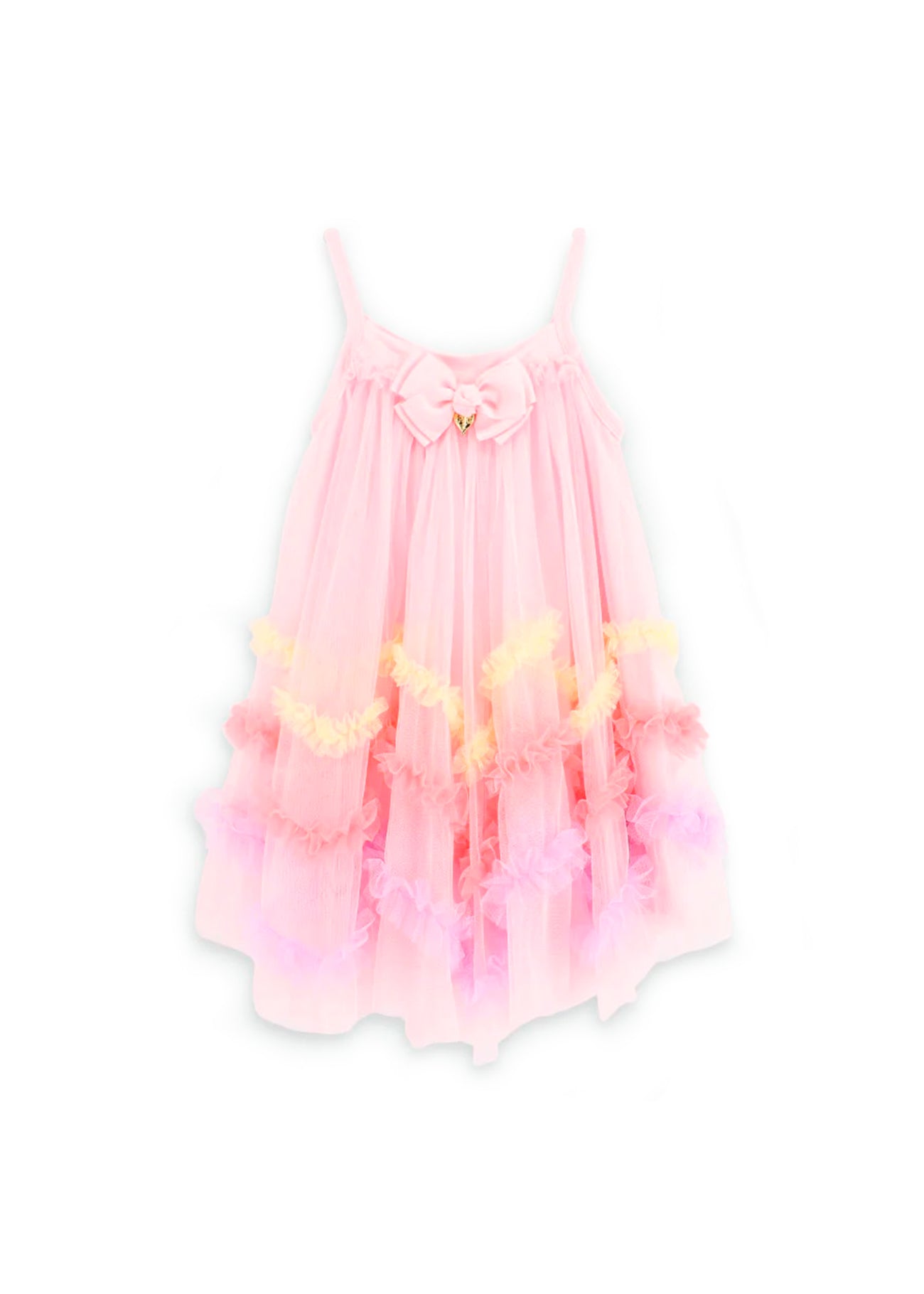 Angel's Face Abito Rosa in Tulle per Bambine