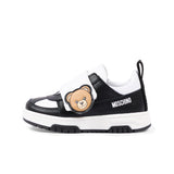 Moschino Kids Sneakers Nero e Bianco con Teddy Unisex