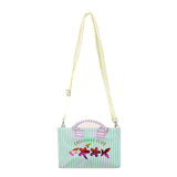Effek Mini Borsa da Mare Fantasia a Righe per Bambine