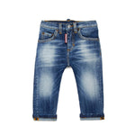 Dsquared2 Kids Jeans Denim Sfumato per Neonati