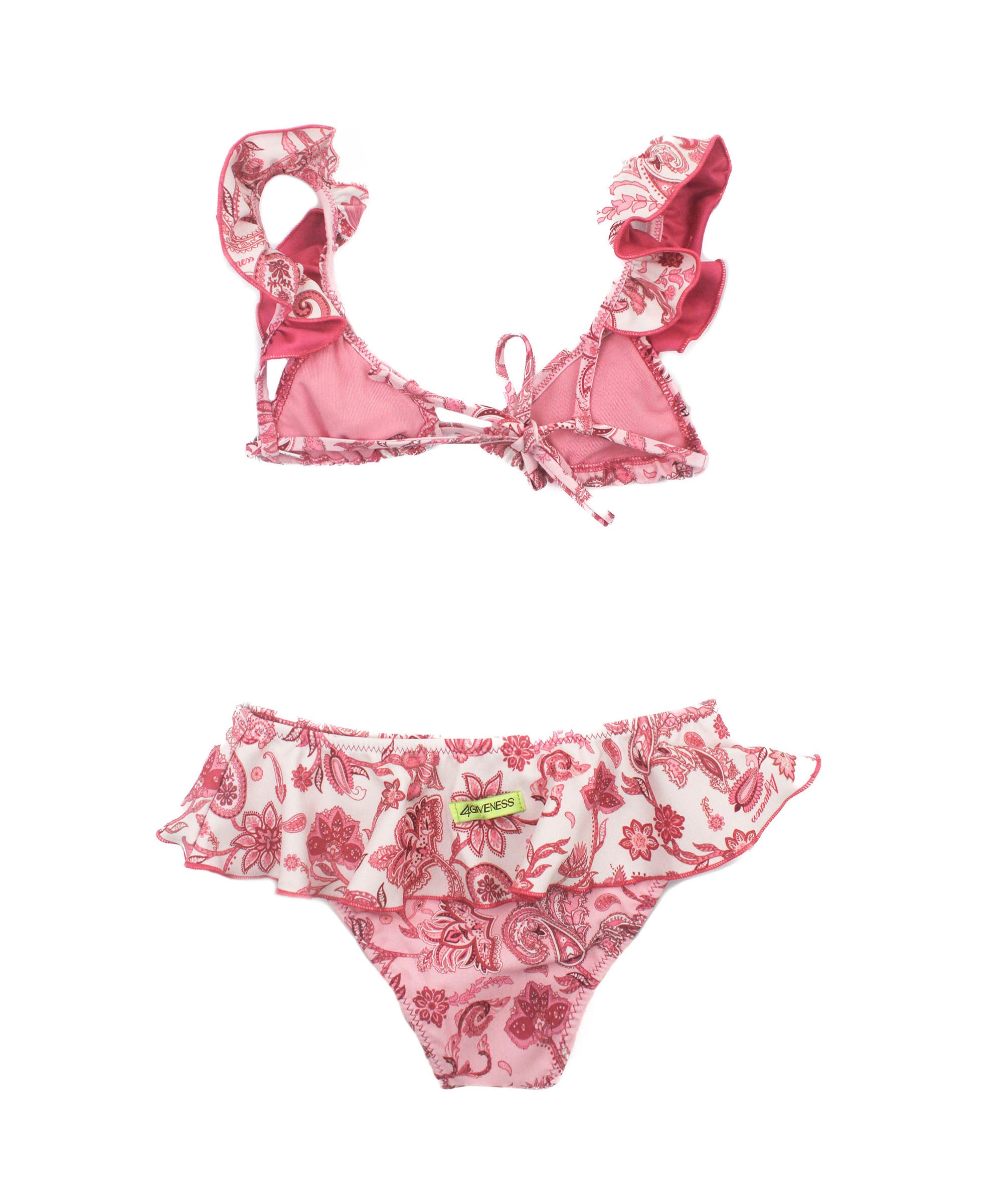 4Giveness Costume Bikini Antibes Rosa per Bambine