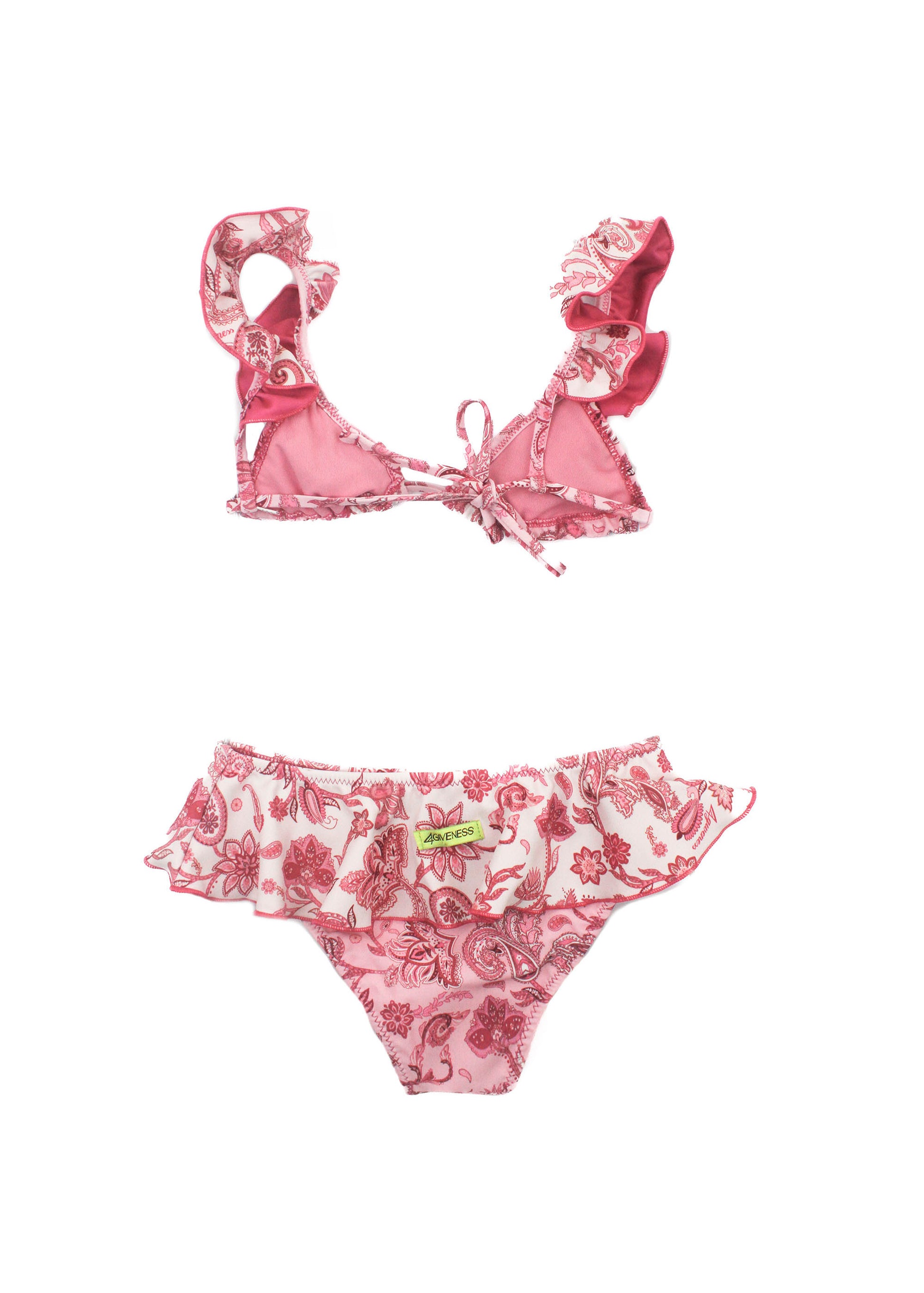 4Giveness Costume Bikini Antibes Rosa per Bambine